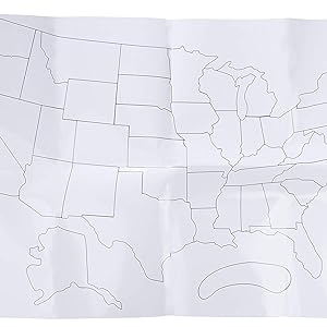 US MAP OUTLINE