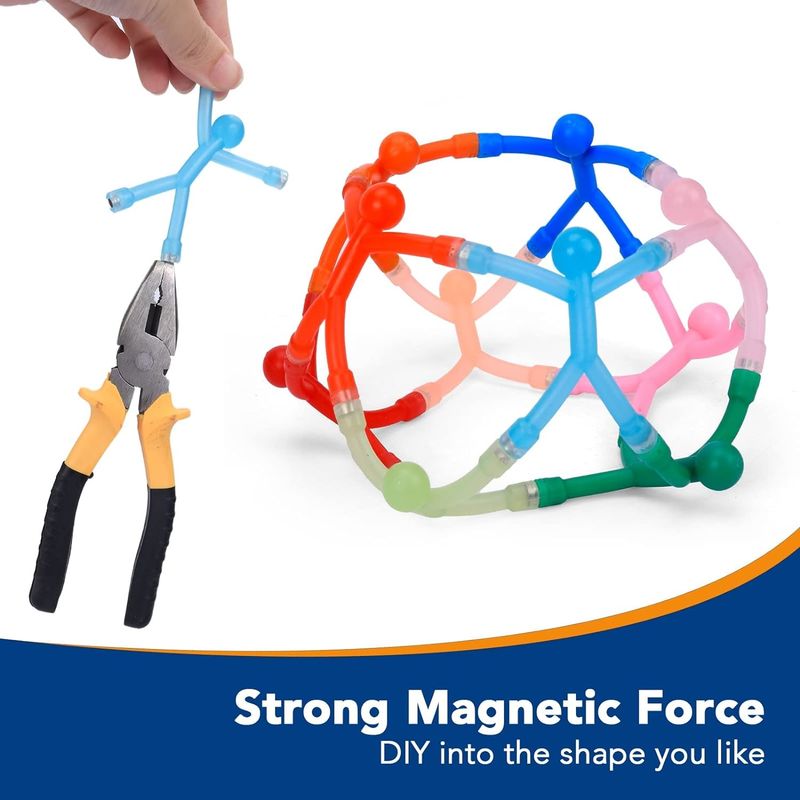 10PCS Humanoïde koelkastmagneten Kleurrijk Magnetisch Speelgoed Voor Kinderen En Decoratie