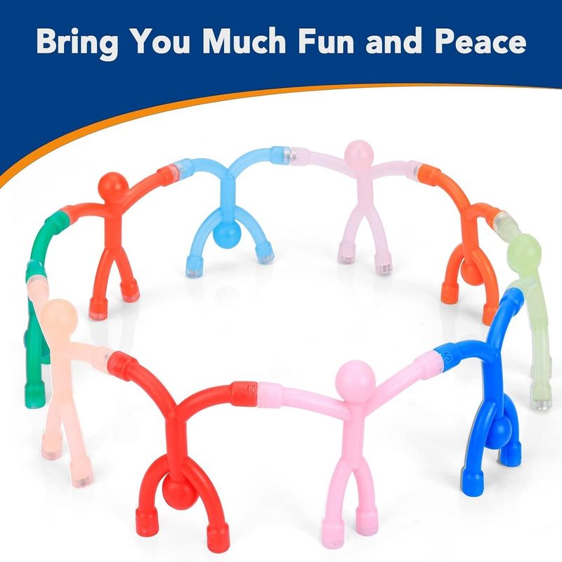 10PCS Humanoïde koelkastmagneten Kleurrijk Magnetisch Speelgoed Voor Kinderen En Decoratie