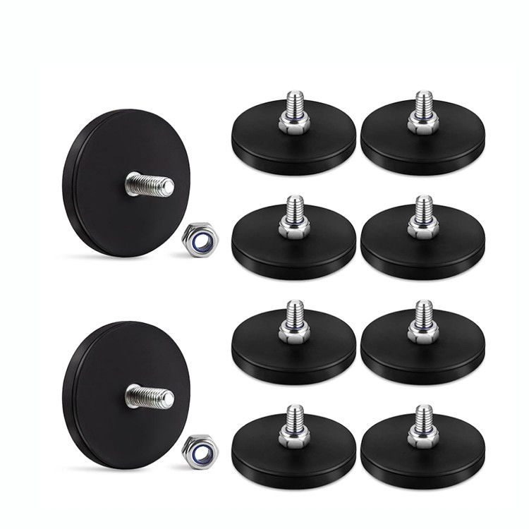 Multicolor Sterke Magnetische Base Rubber Coated Pot Magnet Voor het vasthouden van auto daklichten