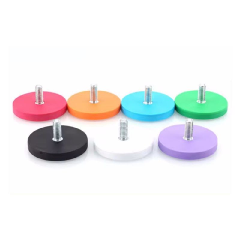 Multicolor Sterke Magnetische Base Rubber Coated Pot Magnet Voor het vasthouden van auto daklichten