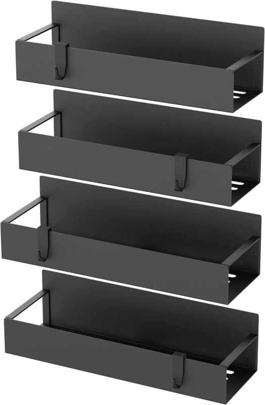 Magnetisch opslagrek roestvast Magnetisch specerijenrek voor koelkast en oven