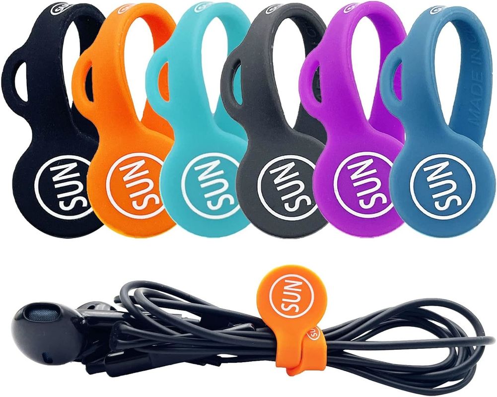 6PCS Magnetische kabel organisator Kleur oortelefoon kabel houder voor Home Office School