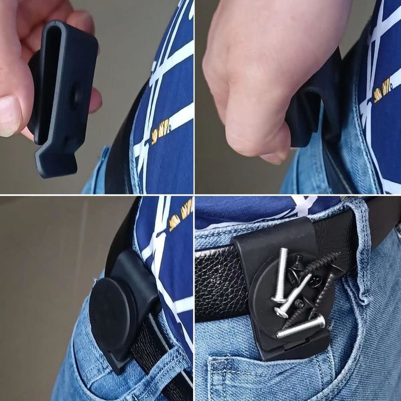OEM zware magnetische gordelclip voor schroeven nagels schroevendraaiers Metalen accessoires