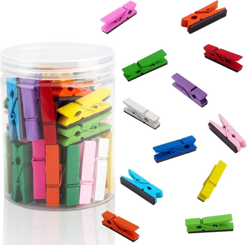 30pcs veelkleurige gepersonaliseerde magnetische clips voor whiteboard onderwijs kantoor koelkast