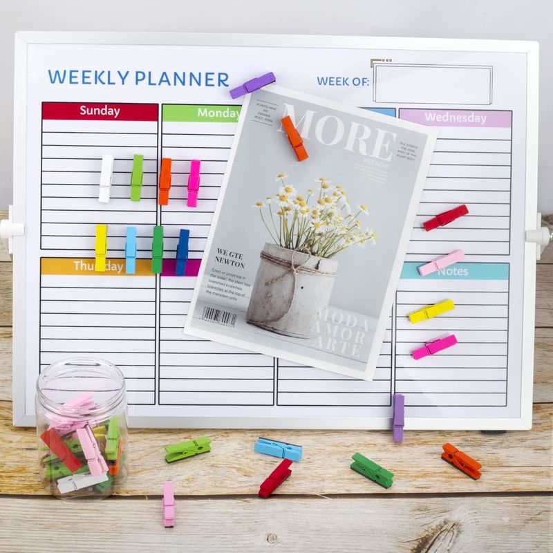30pcs veelkleurige gepersonaliseerde magnetische clips voor whiteboard onderwijs kantoor koelkast