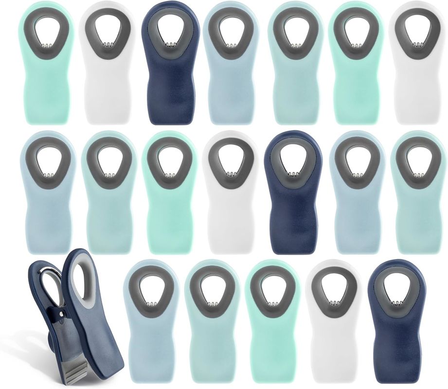20 stuks sterke magnetische klemmen magnetische zakklemmen voor voedselopslag met luchtdichte zegelgreep
