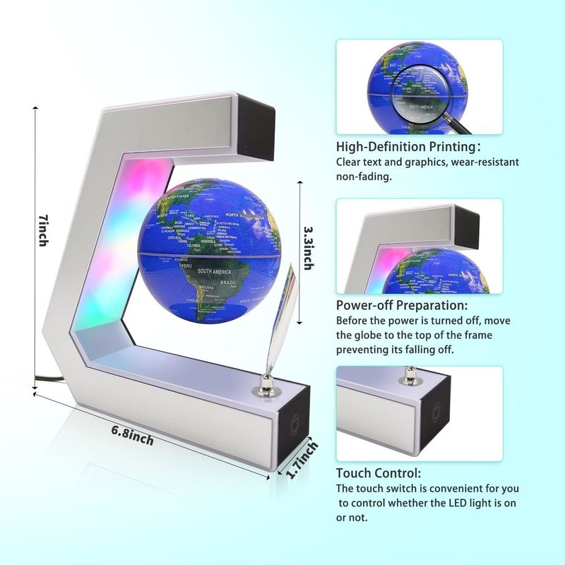 Home Decor Magnetische Levitatie Lamp Leviterende Globe Lamp Met Touch Control En Pen