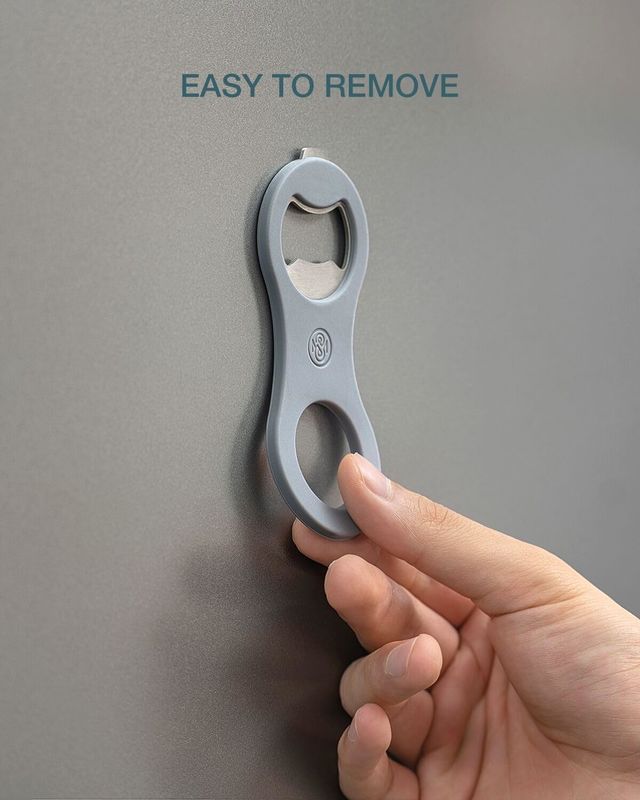 FDA 2 in 1 Magnetische bierflesopener voor koelkast en camper met dopvanger