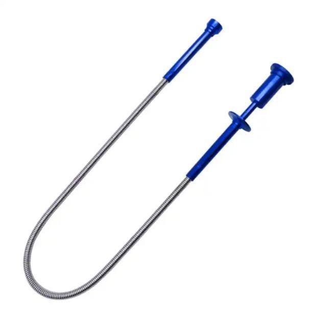 Roestvrij staal Flexibel 2 voet Magnetisch oppakken klauw grijper Tool W / LED-licht op maat voor meerdere toepassingen