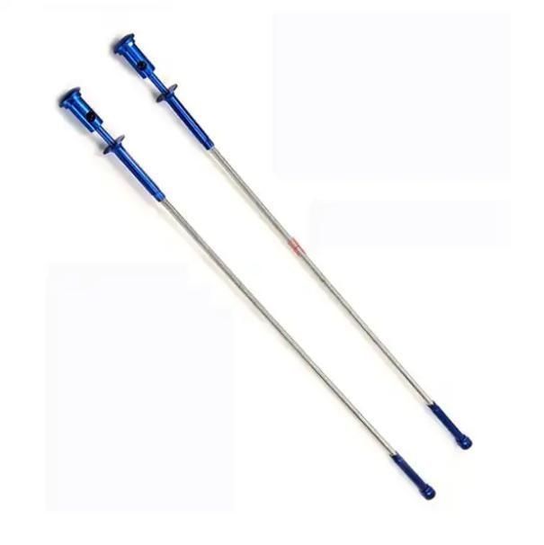 Roestvrij staal Flexibel 2 voet Magnetisch oppakken klauw grijper Tool W / LED-licht op maat voor meerdere toepassingen