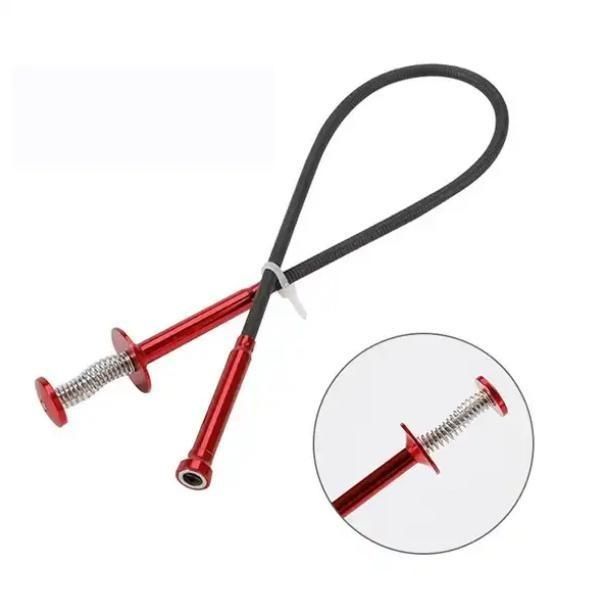 Roestvrij staal Flexibel 2 voet Magnetisch oppakken klauw grijper Tool W / LED-licht op maat voor meerdere toepassingen