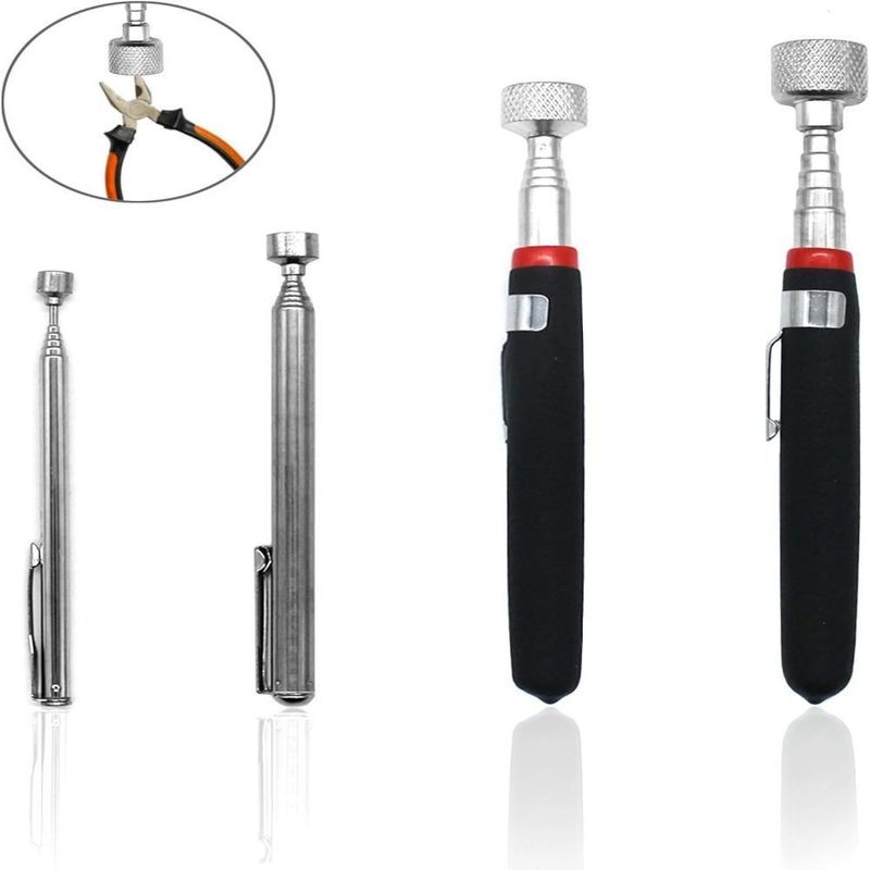 Magnetisch ophaalgereedschap Uitbreidbare pen-type roestvrijstalen stok