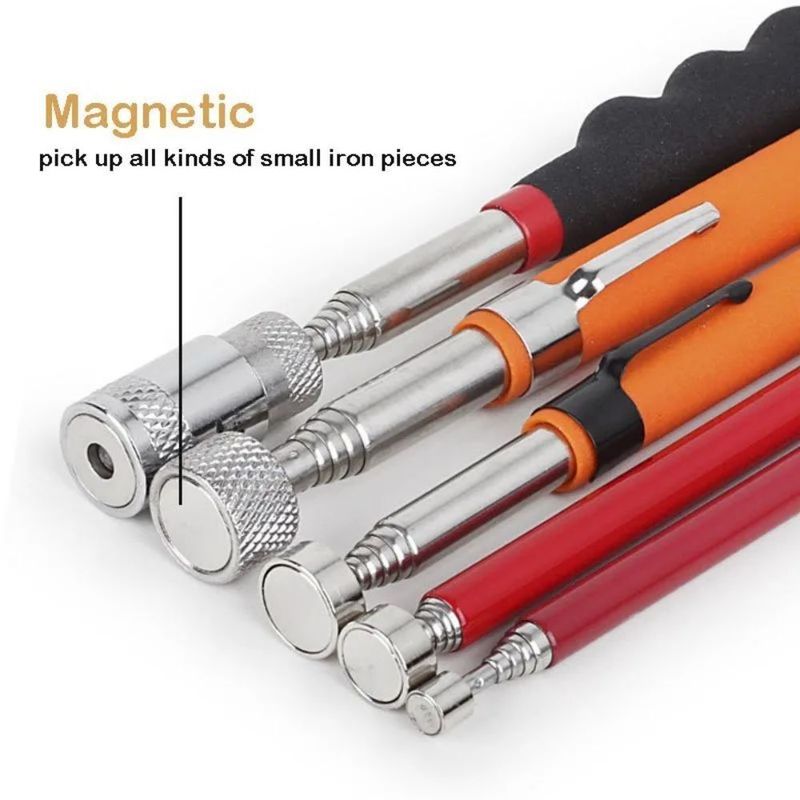 JIS Standaard Magnetisch Teleskopisch Ophaalgereedschap Met LED-licht Verstelbaar Voor Ophalen Schroeven Noot Bolt