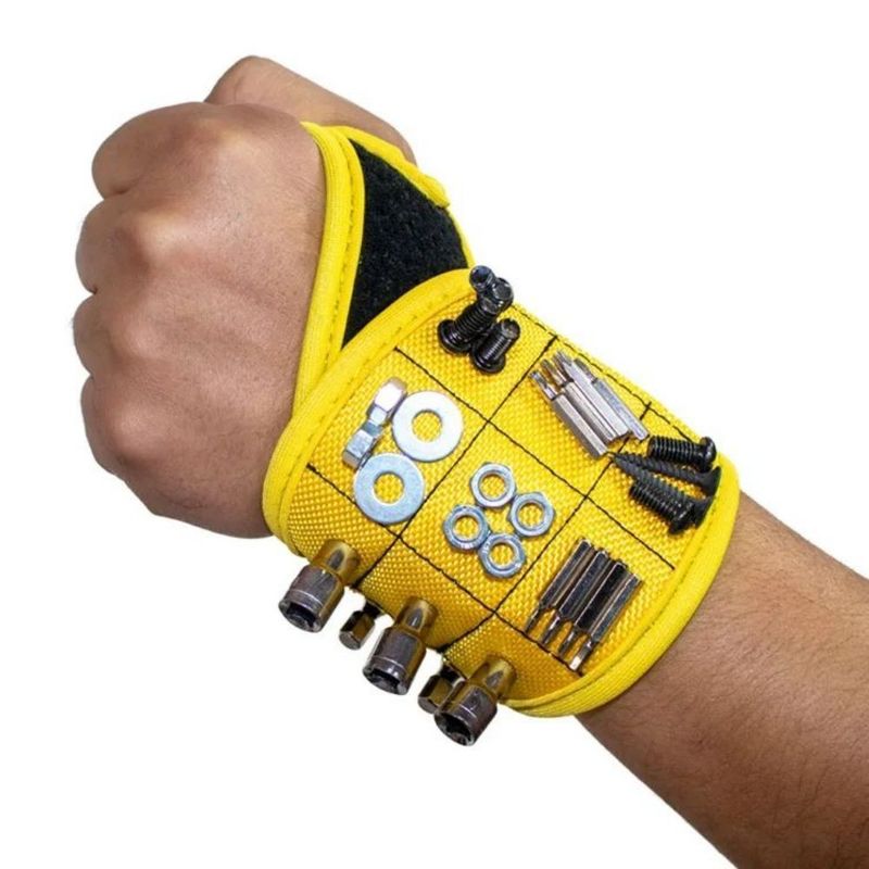Magnetische polsband met magnetische draagbare gereedschapspak voor het opslaan van gereedschappen
