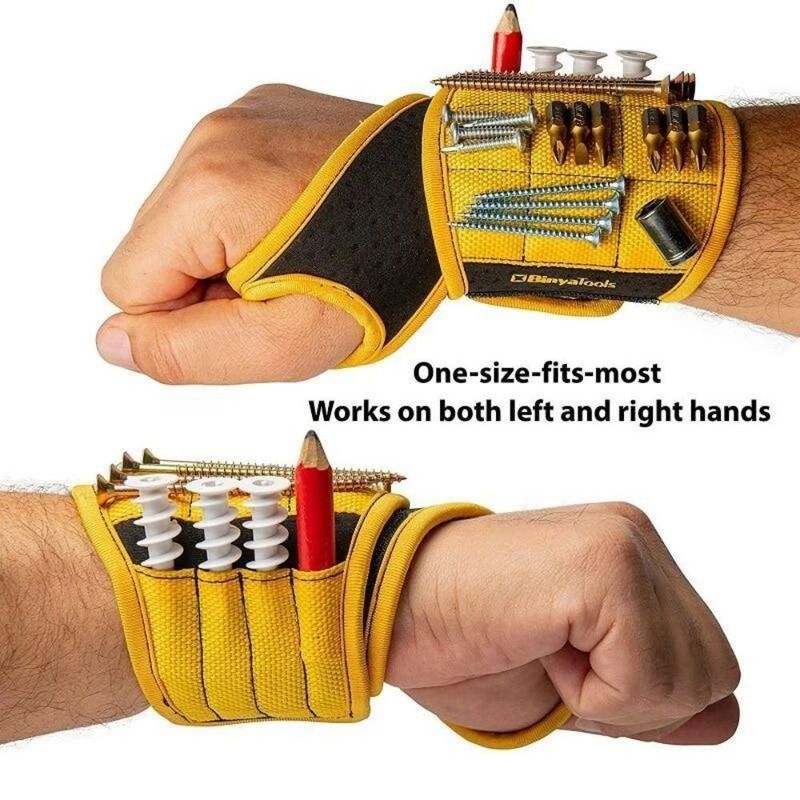 Magnetische polsband met magnetische draagbare gereedschapspak voor het opslaan van gereedschappen