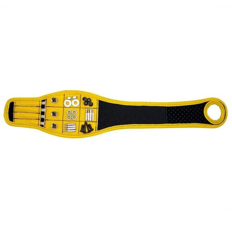 Magnetische polsband met magnetische draagbare gereedschapspak voor het opslaan van gereedschappen