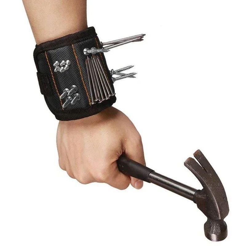 Multifunktioneel gereedschapspakket Nylonstof Magnetische polsband Gereedschapsholding Gereedschapspakket Elektricienopslag
