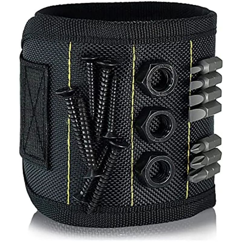 Elektricien Verstelbare polsband Sterk magnetisch polsband Draagbare gereedschapspak met op maat gemaakte schroeven Pakket Grootte 5.00cm * 4.00cm * 3.00cm