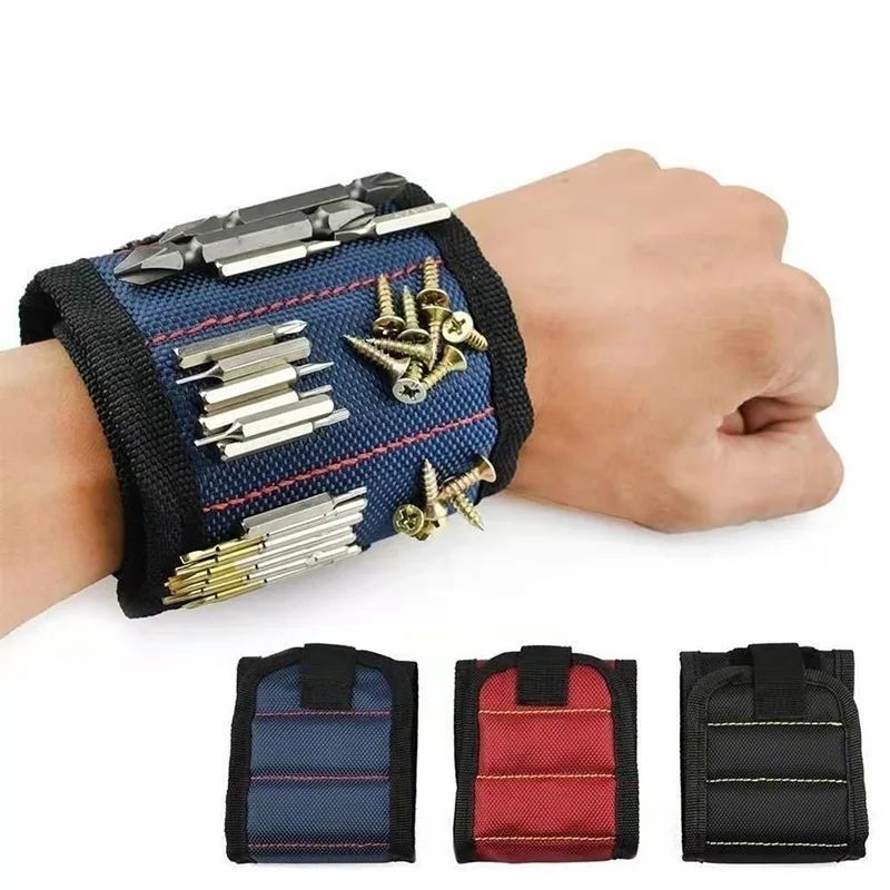 Magnetische pols met sterke grepen Schroeven Nagels Boorstuk opslag Organisator Ondersteuningsband Reparatie Magnetische gereedschappen