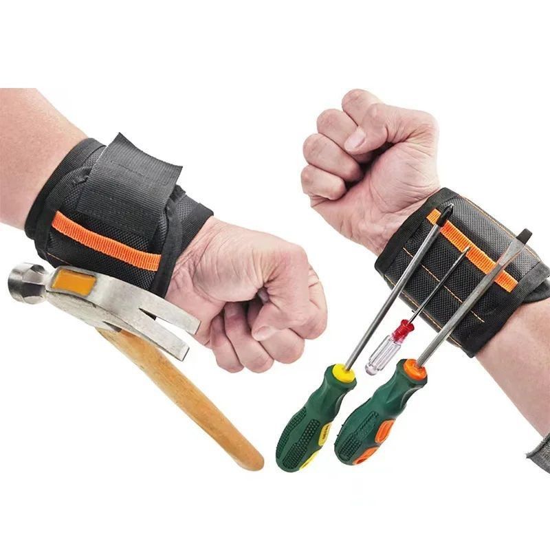 Camouflage Magnetische polsband Sterke magneten voor het vasthouden van schroeven Nagel Armband Gordel Ondersteuning
