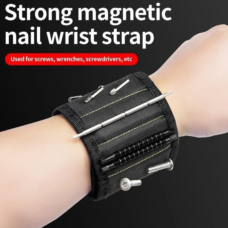 Multifunktioneel Magnetisch polsband Schroefopslagzak Draagbare elektricien polsbewaker Oxford-kleedgereedschap