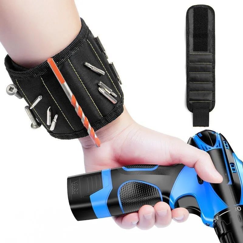 Multifunktioneel Magnetisch polsband Schroefopslagzak Draagbare elektricien polsbewaker Oxford-kleedgereedschap
