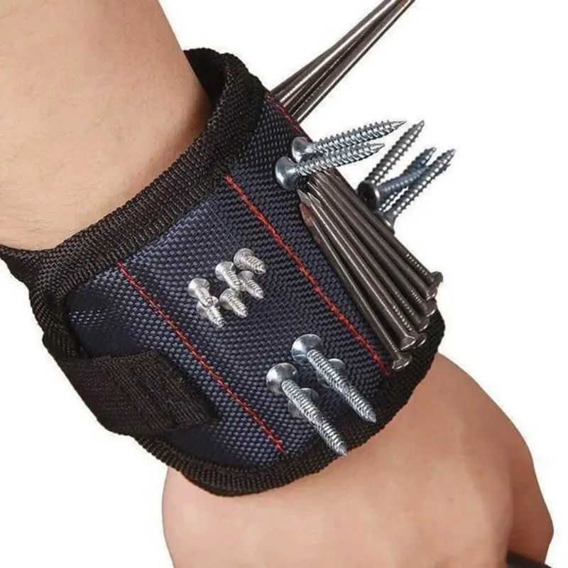 Magnetische polsband Draagbare gereedschapspak Magnet Elektrisch werktuigband Polsband Schroeven Nagels Boorstukken Armband