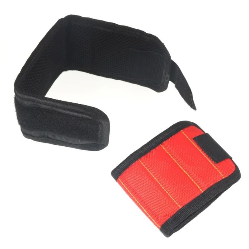 Sterk magnetisch polsband gereedschapspak Oxford stof polsband draagbare schroeven nagels gereedschap