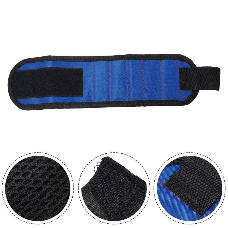 Magnetische polsband Draagbare magnetische gereedschapspak voor schroefnagelnoot Bolt Drill Bit Repair Kit