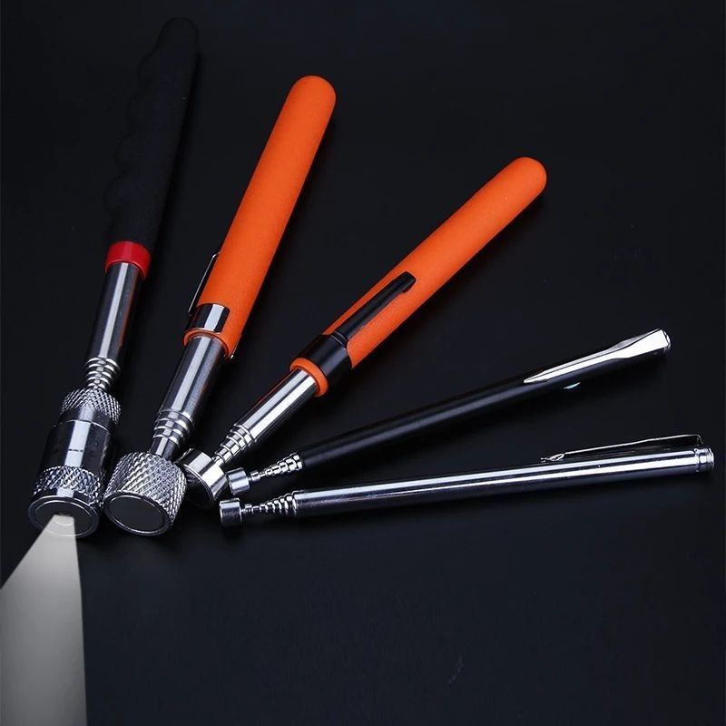 Draagbare telescopische magnetische magneetpen handig gereedschap capaciteit voor het ophalen van moer bout uitbreidbare pick-up staaf