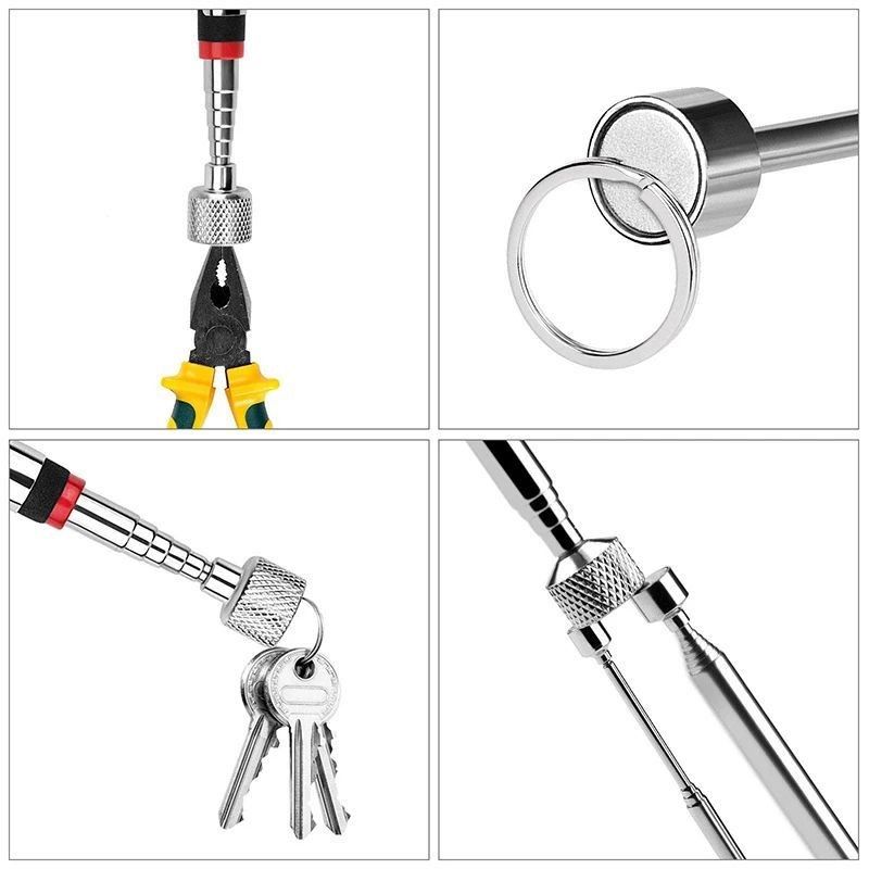 Sterk magnetisch ophaalgereedschap telescopisch verstelbaar magnetisch ophaalgereedschap greep uitbreidbare magneetstok ophalen