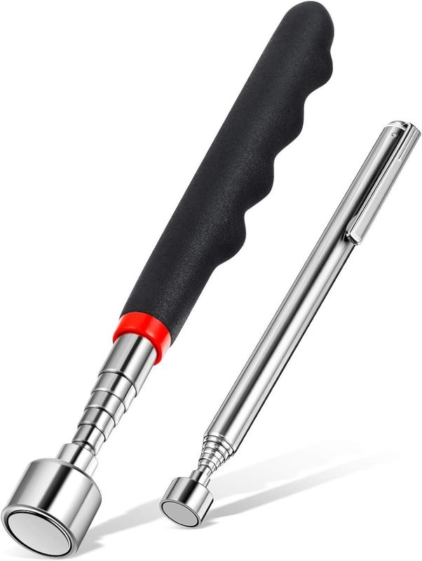 Magnetisch ophaalgereedschap telescopische ophaalstaaf en 360 graden draaiende inspectiespiegel met LED-licht