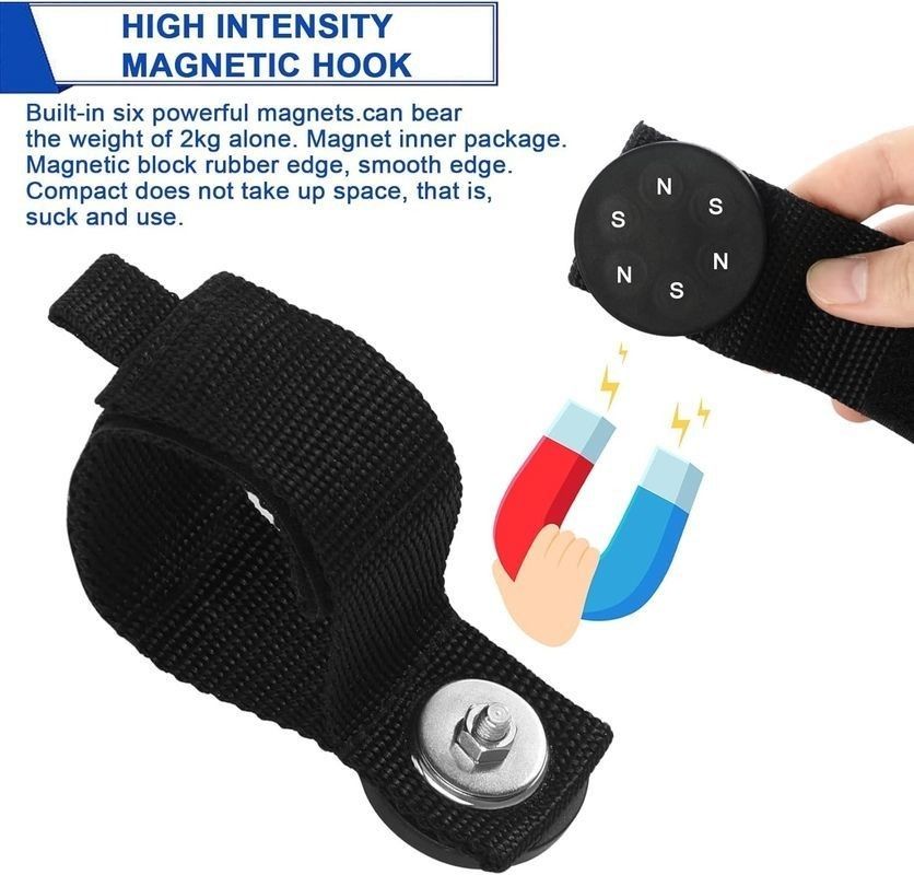 Ergonomische magnetische hangband met verlengsnoerhouder
