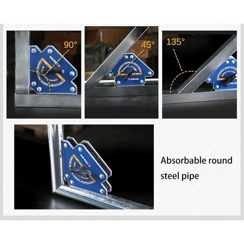 Magnetische Lashouders Hoek Solder Pijl Magneet Las Fixer Positioner Ferriet Holding Hulp Locator Tools