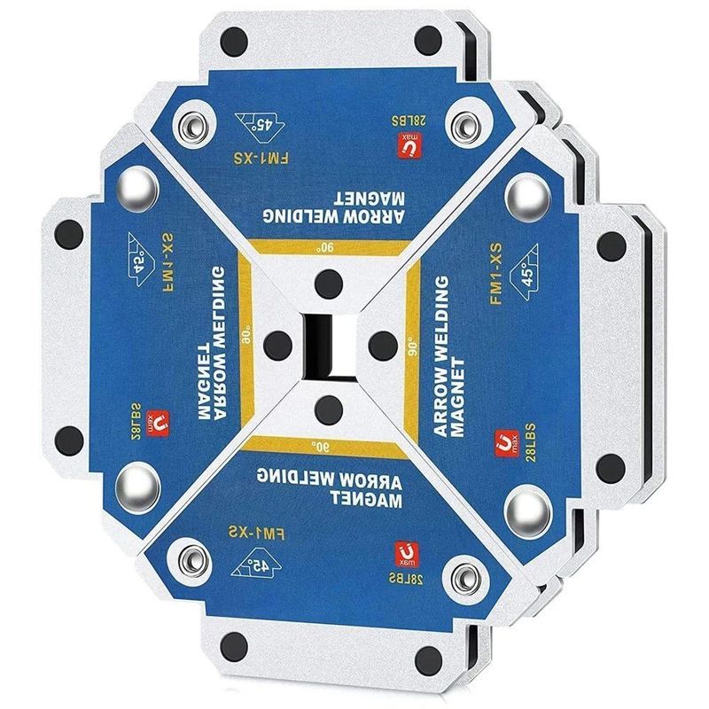 Magnetische Lashouders Hoek Solder Pijl Magneet Las Fixer Positioner Ferriet Holding Hulp Locator Tools