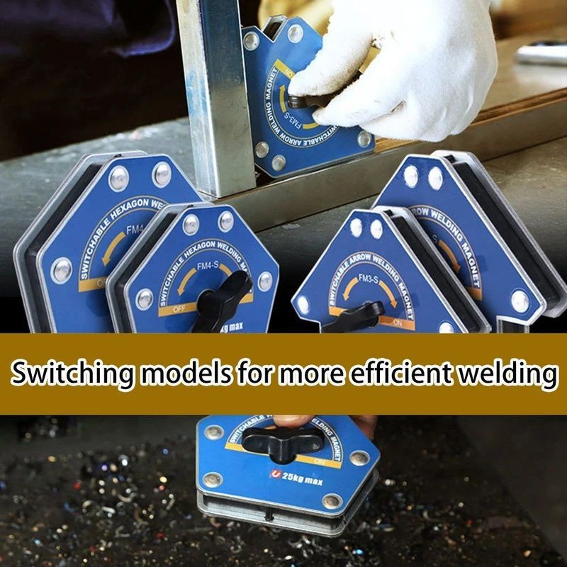 Magnetische Lashouders Hoek Solder Pijl Magneet Las Fixer Positioner Ferriet Holding Hulp Locator Tools
