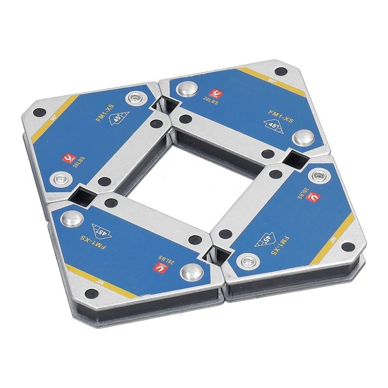 Magnetische lasbevestiger 45° 90° 135° Multi-Angle Magnet Weld Positioner Ferrite Hulp Locator Werktuigen Las Positioner
