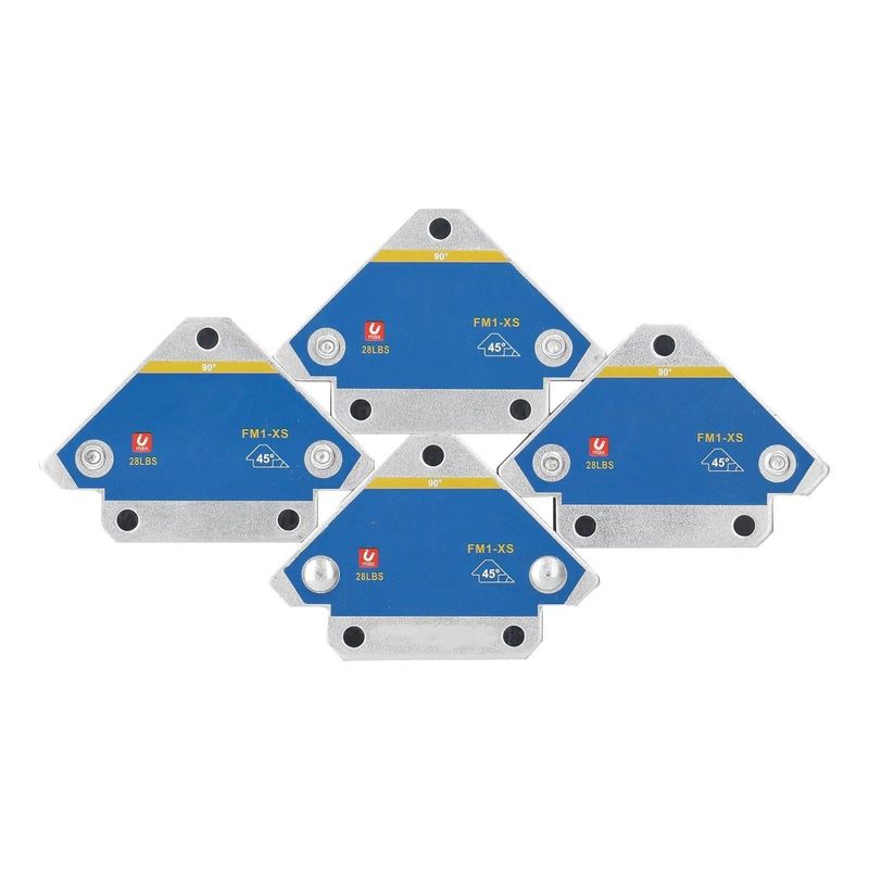 Magnetische lasbevestiger 45° 90° 135° Multi-Angle Magnet Weld Positioner Ferrite Hulp Locator Werktuigen Las Positioner