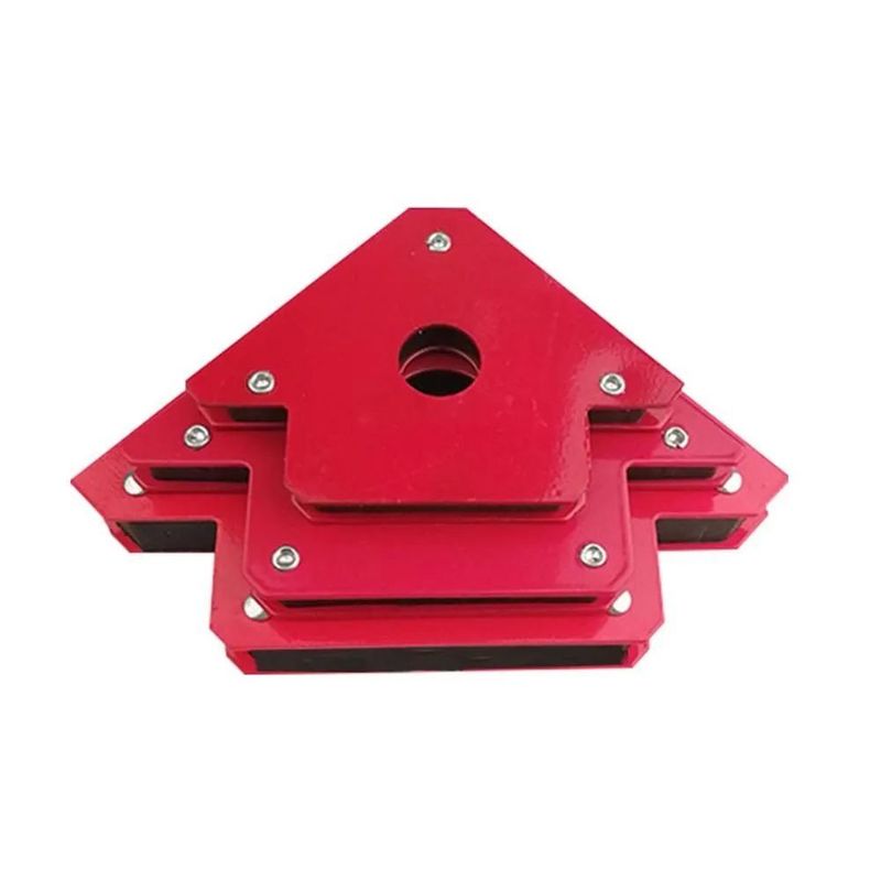 Sweiswerk Hulpmagnetische houder Sterke magneet 3-hoek pijl positioner Power Soldering Specialiteit Locator Tool