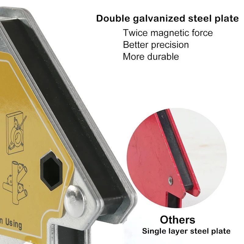 Verwisselbare lasmagneet 3′′/4′′/5′′pijl Lasmagneet/ Ferriet Magnetische Lashouder