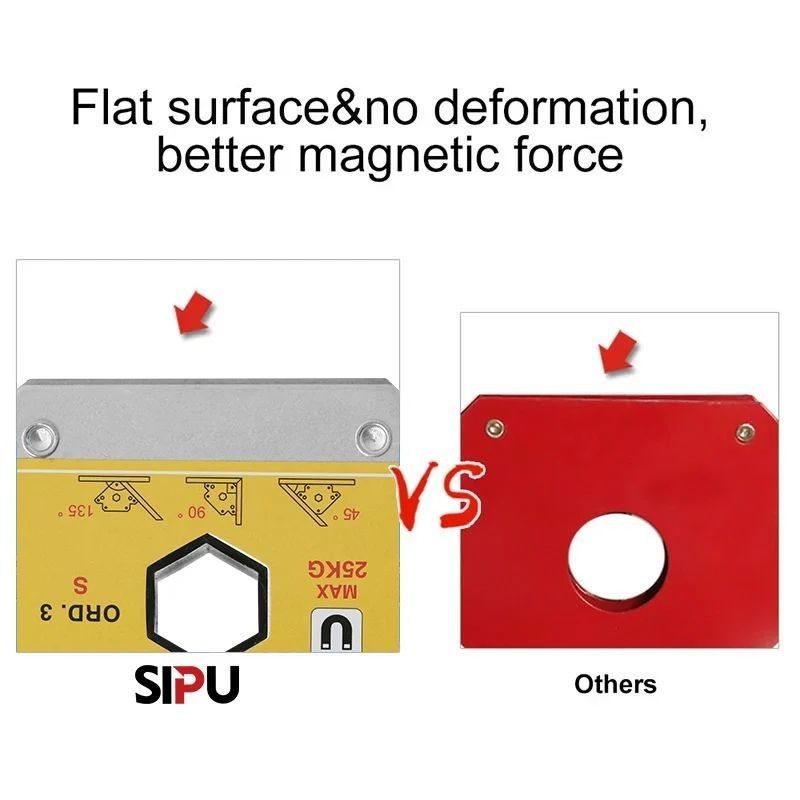 Verwisselbare lasmagneet 3′′/4′′/5′′pijl Lasmagneet/ Ferriet Magnetische Lashouder