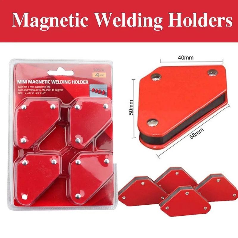 Doppelschakelaar Lashouders 90° 55/110lbs Magnetische Las Fixer Ferriet Hulp Locator Tools