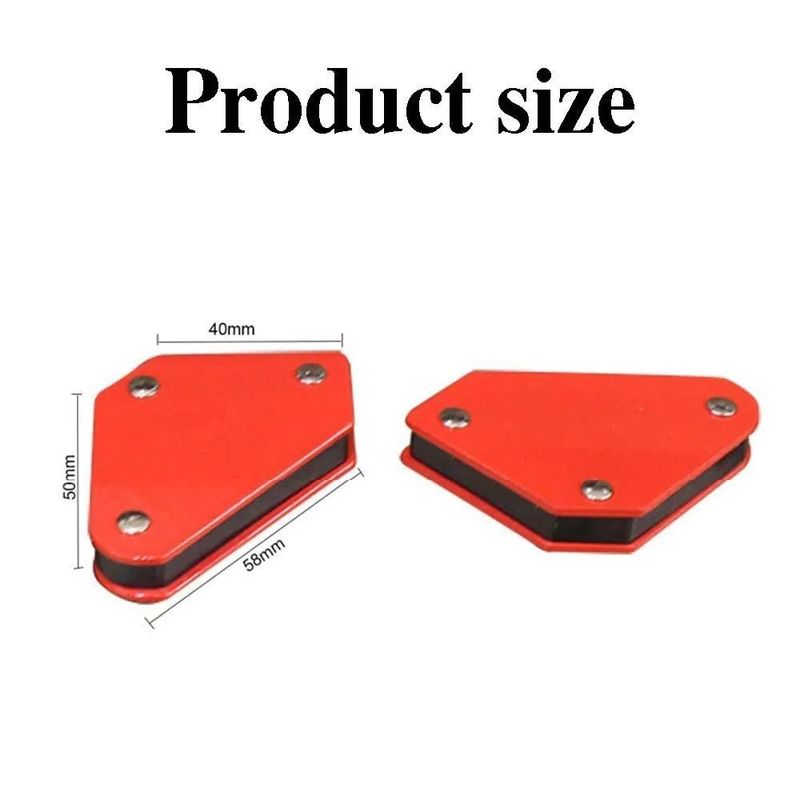Doppelschakelaar Lashouders 90° 55/110lbs Magnetische Las Fixer Ferriet Hulp Locator Tools