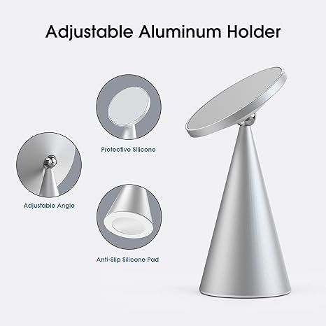 Magnetische telefoonstand Compatibel met iPhone 13&iPhone 12, Mini, Pro en Pro Max, verstelbare aluminium houder