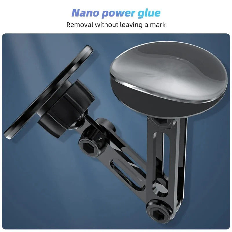 360° draaien Sterke magnetische autophonehouder voor Magsafe Opvouwbare telefoonstand Luchtluchtauto Magnet Mount GPS-ondersteuning Voor telefoon 14 13