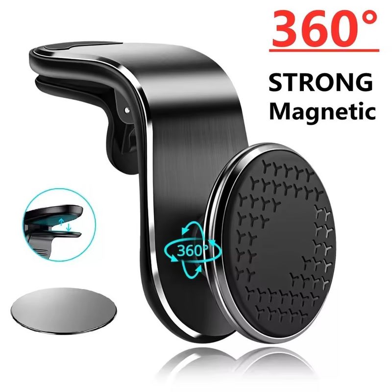 Auto Magnetische telefoonhouder Stand Air Vent Magnet Auto Mount GPS Smartphone Mobiele ondersteuning In Auto Beugel voor iPhone Xiaomi Samsun