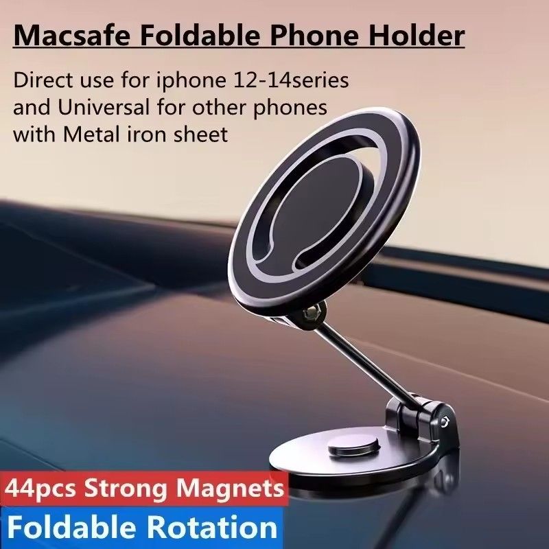 1080 Magnetische Autophone Holder Magnet Car Bracket Mount Cell Smartphone Support in Car Voor iPhone 15 14 13 12 11 Samsung
