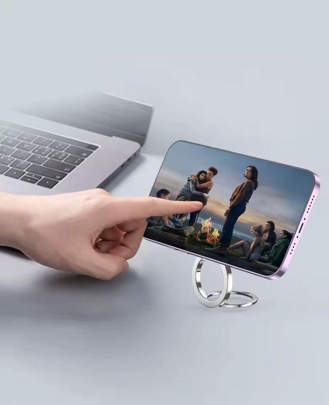 Magnetische ringhouder voor mobiele telefoons Compatibel met iPhone 12 13 14 Series MagSafe Afneembare mobiele telefoongreep Kickstand