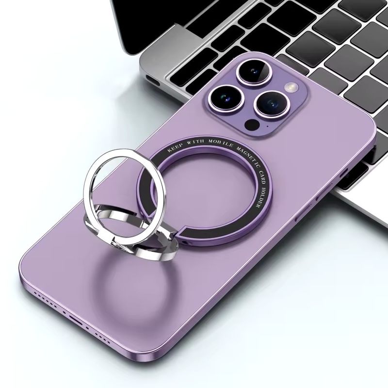 Magnetische ringhouder voor mobiele telefoons Compatibel met iPhone 12 13 14 Series MagSafe Afneembare mobiele telefoongreep Kickstand